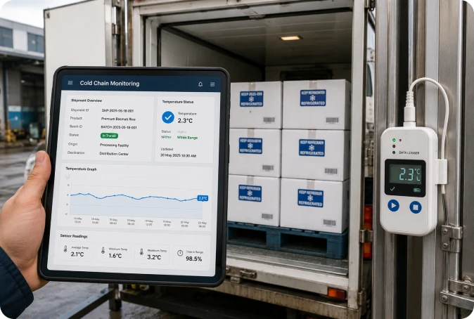 Cold chain logistics and temperature-controlled storage Cold chain logistics and temperature-controlled storage