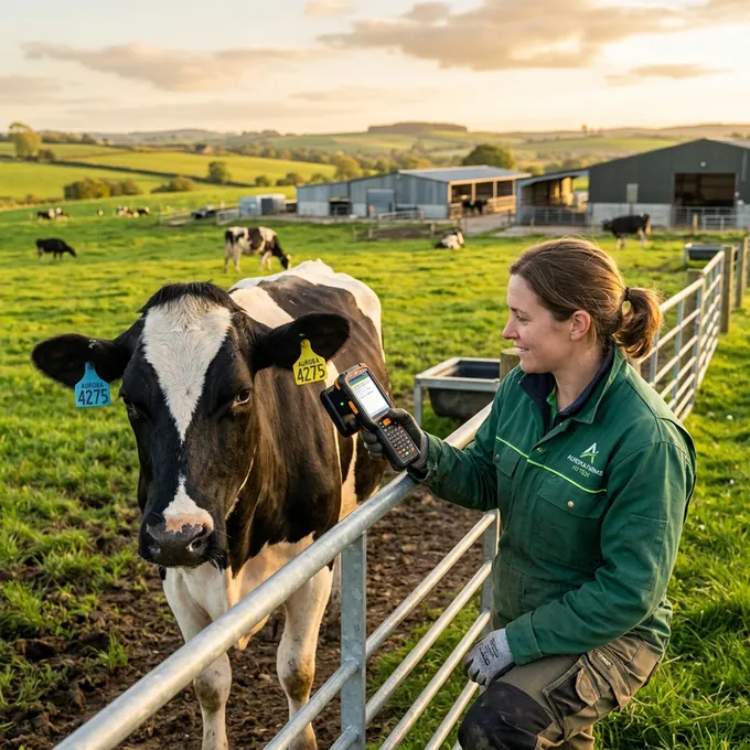 RFID livestock tracking hardware and digital workflow