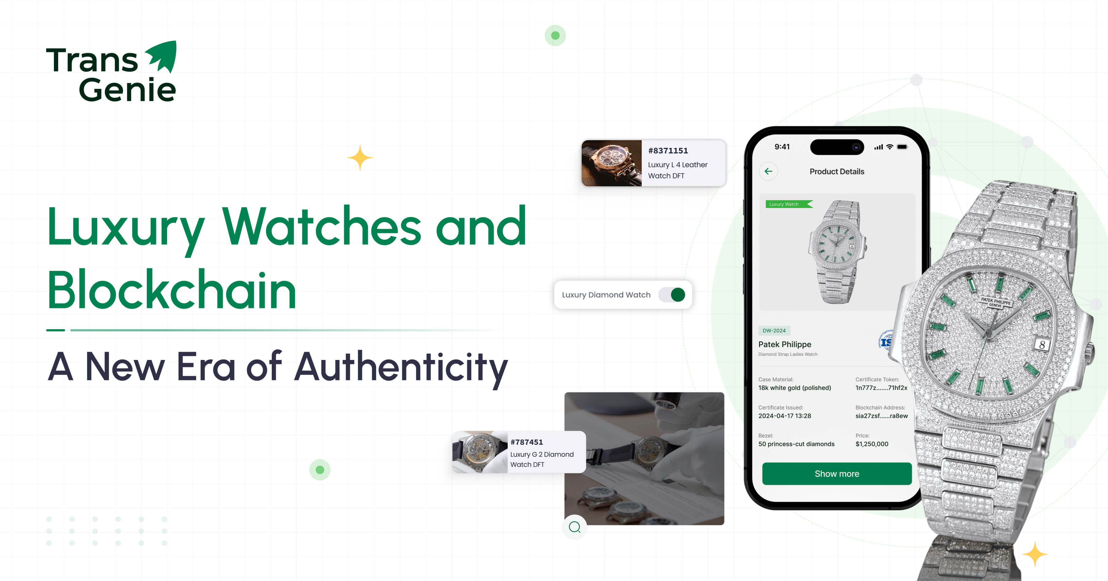 Luxury watches and Blockchain