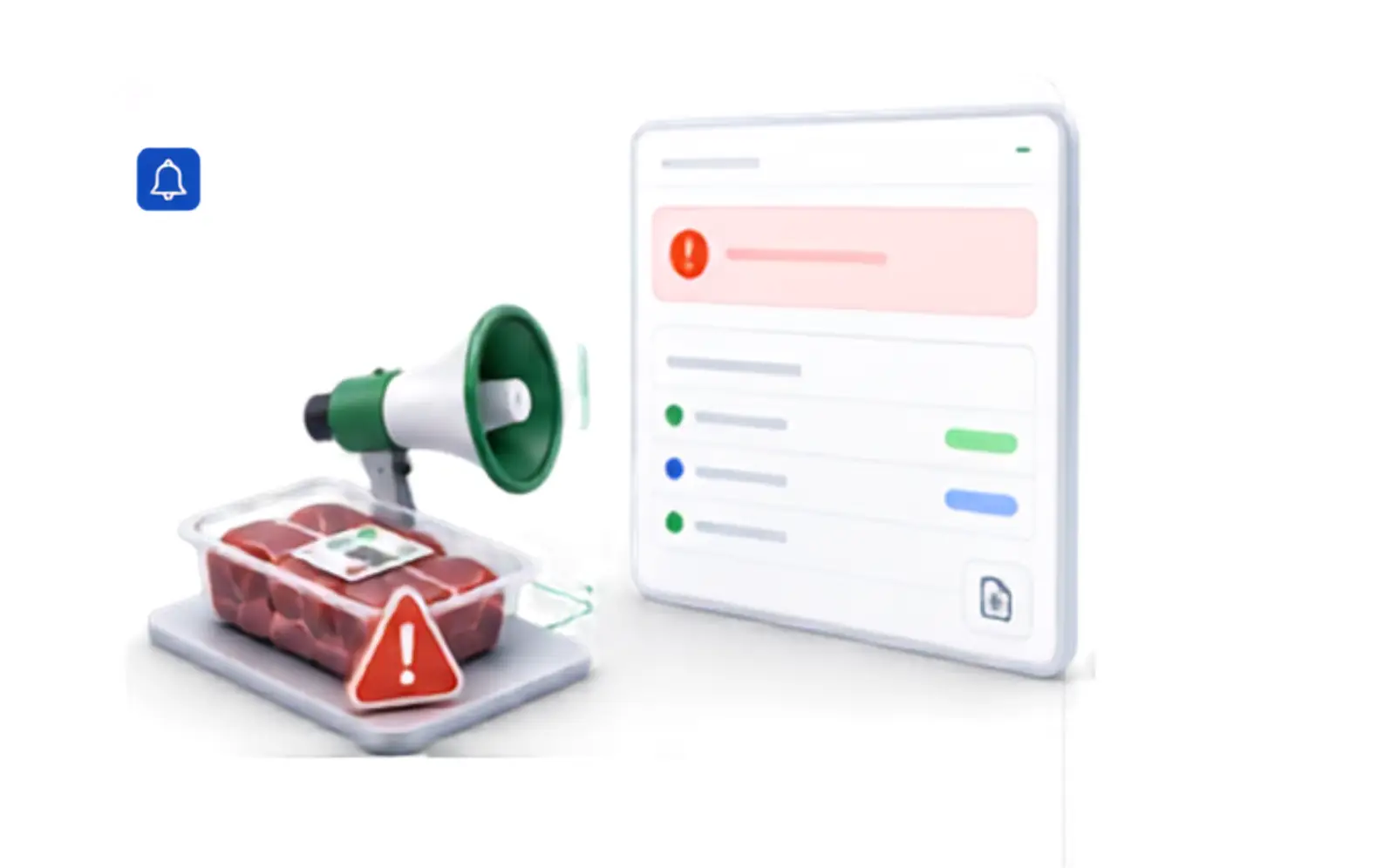 Recall management module for identifying affected meat product lots