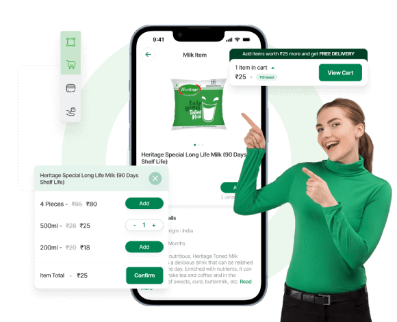  Milk Delivery Solution for Retailers