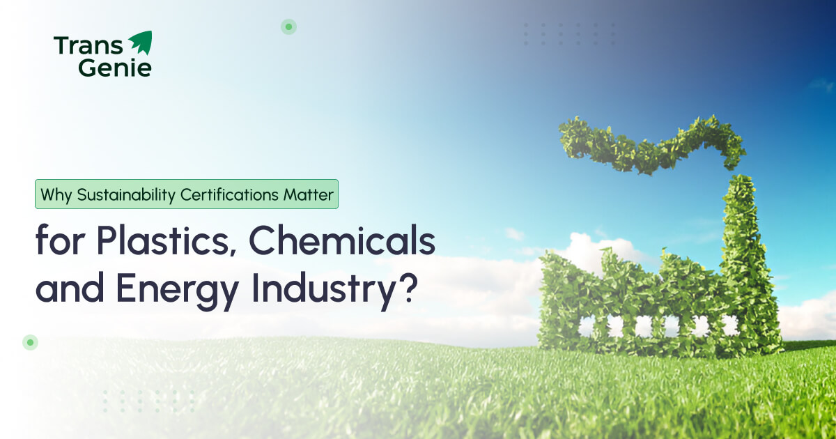 Certifications for Plastics, Chemicals & Energy