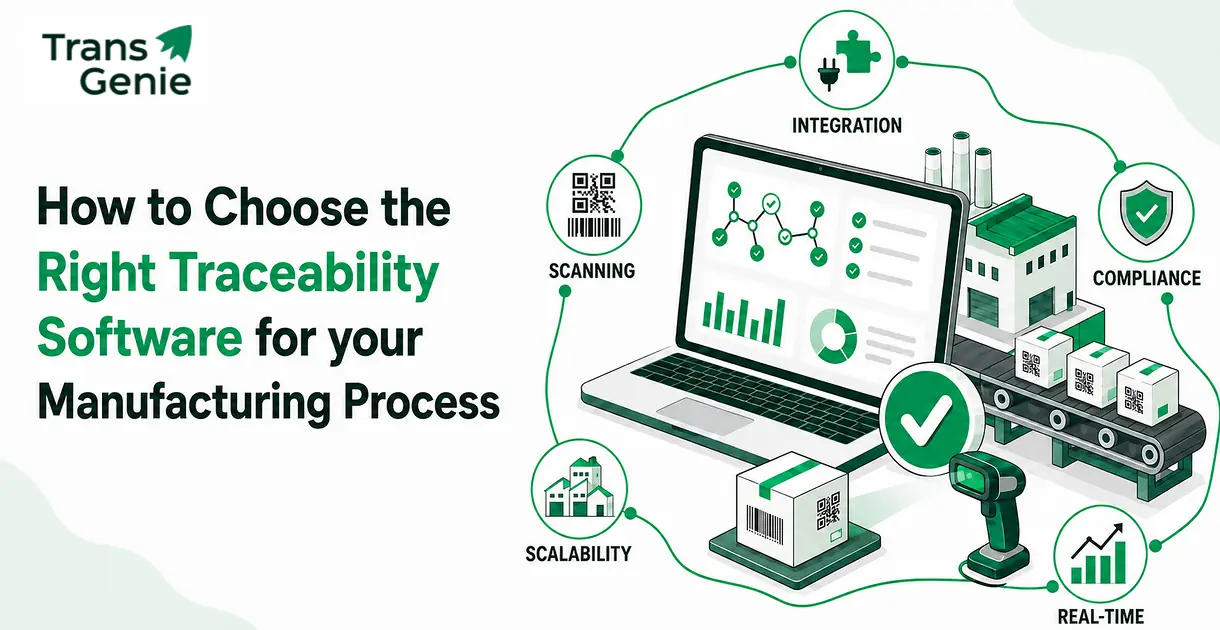 Operator scanning a part identifier on a production line, capturing manufacturing traceability data at the point of execution