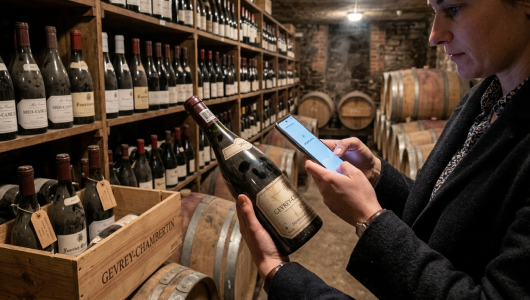 Each bottle, individually numbered